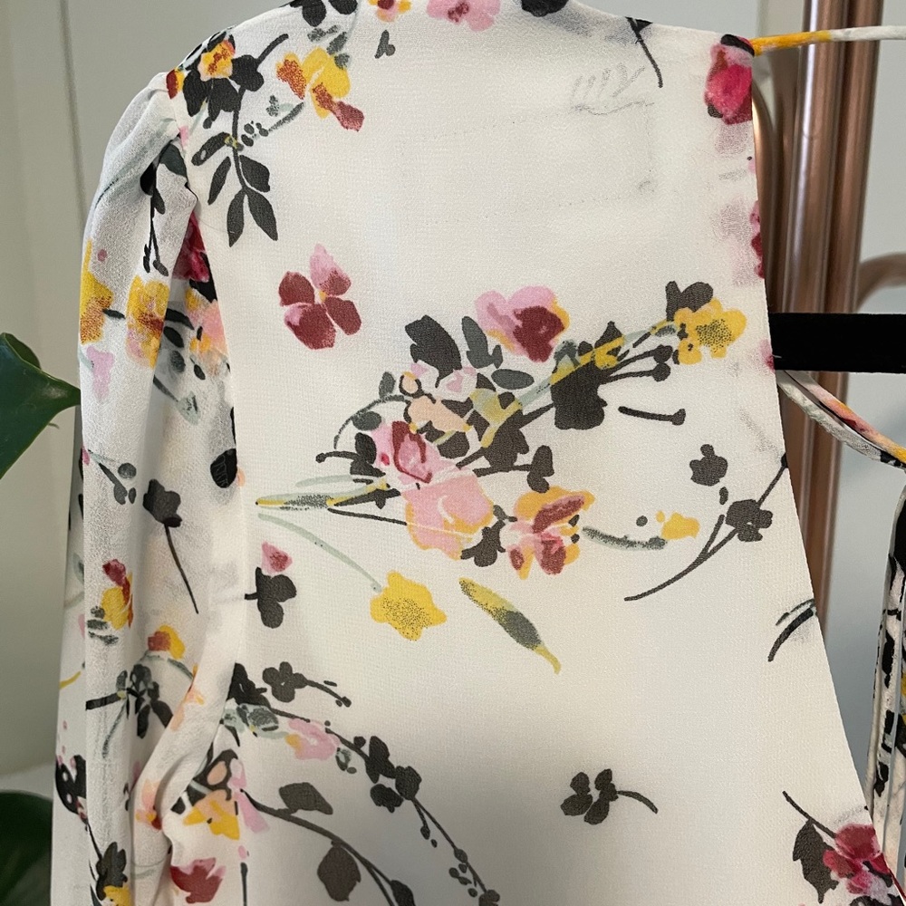 Sam Edelman Floral V-neck Mini Dress - Picture 7 of 10